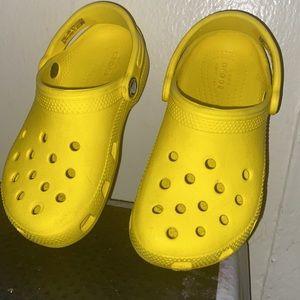 Kids Yellow Crocs